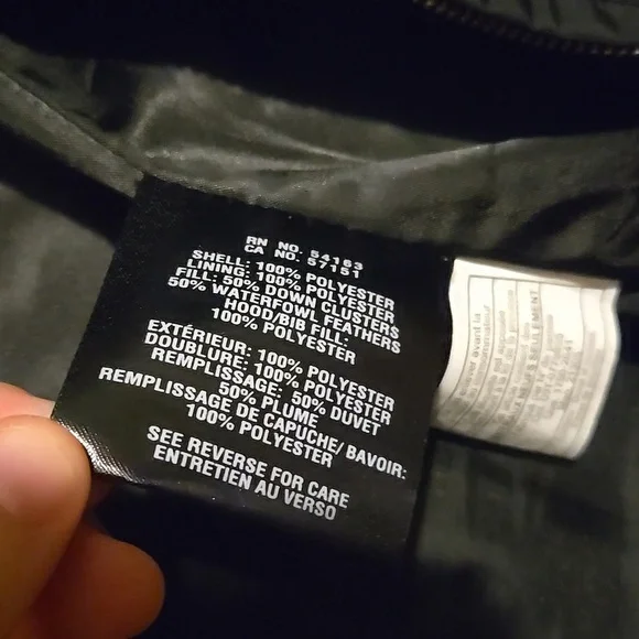 Cole Haan Black Medium Coat - Picture 4 of 5